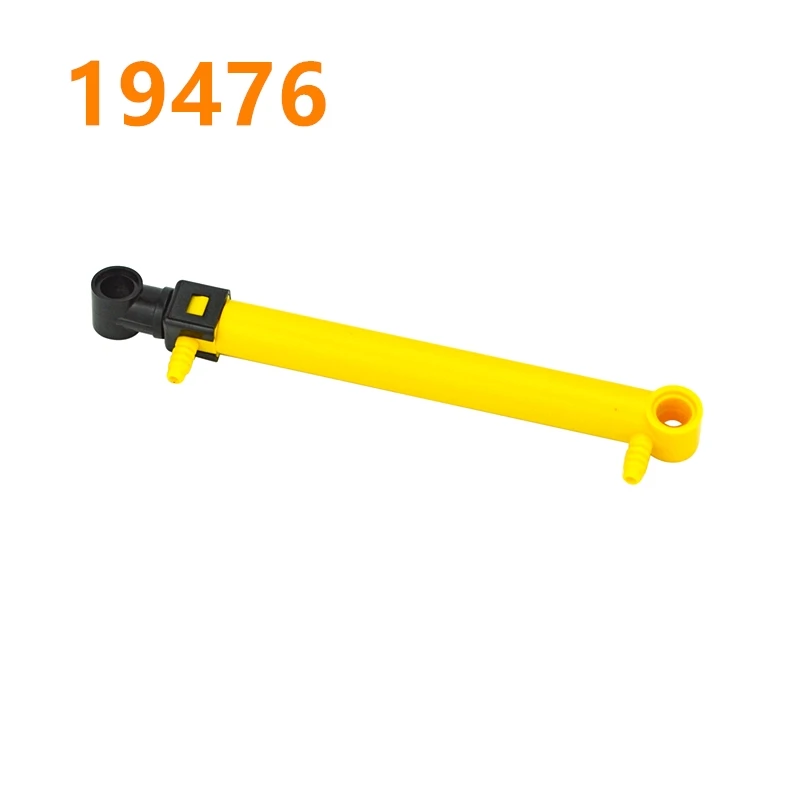 MOC Technische Teile Pneumatische Luftpumpensteine Klein (6L) V2 mit verstärktem Zylinder 19476 19482 19475 Kompatibel mit 8800 Blöcken