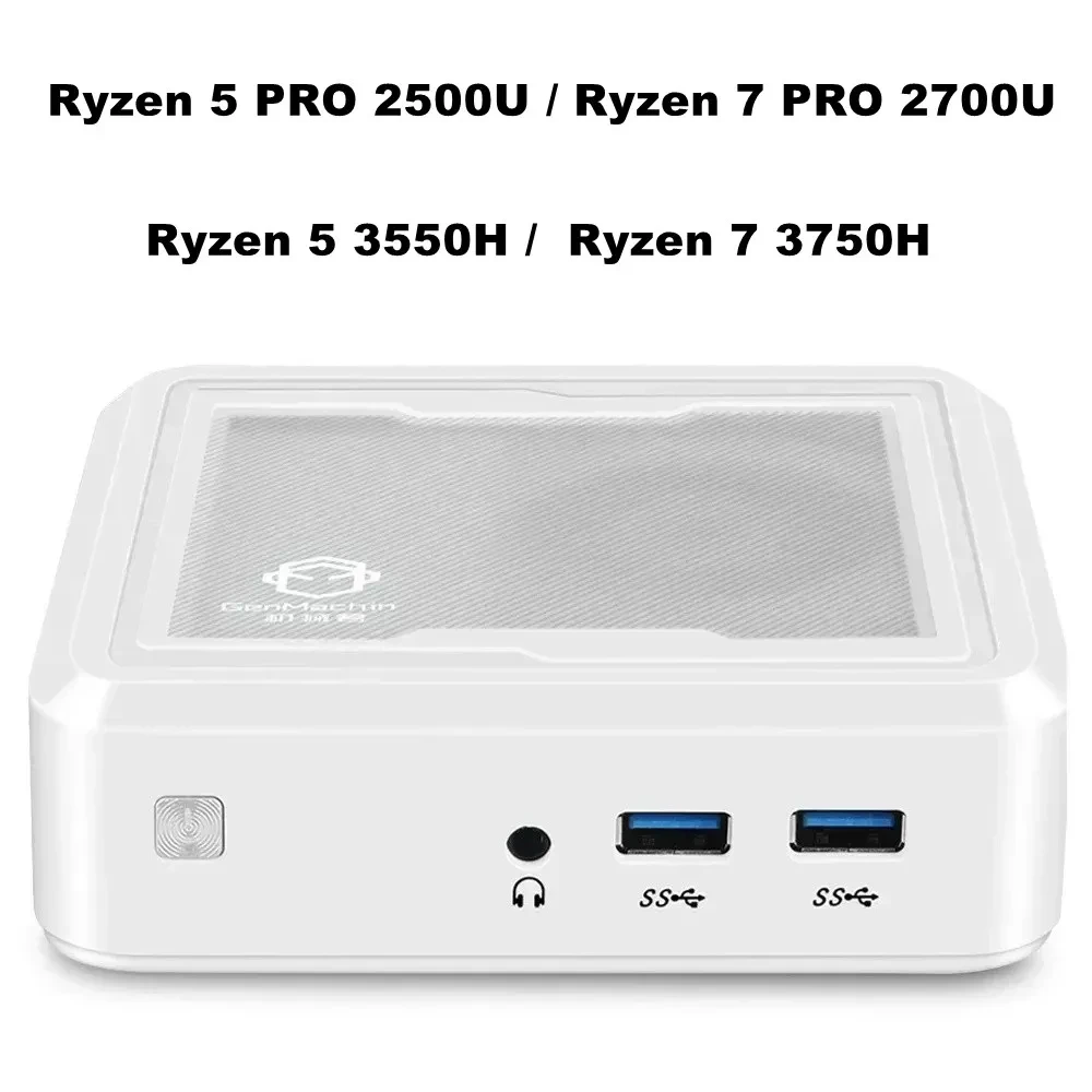 SZBOX Ren2000 S25 2500U S27 2700U Ren3000 S35 3550H S37 3750H كمبيوتر صغير DDR4 WiFi5 BT4.2 ويندوز 11 برو كمبيوتر مكتبي مكتبي