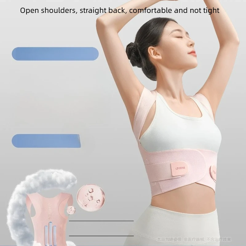 

Posture Corrector Hunchback Back Brace for Adults Invisible No Trace Shoulder Straightener Improve Posture Daily Use Breathable