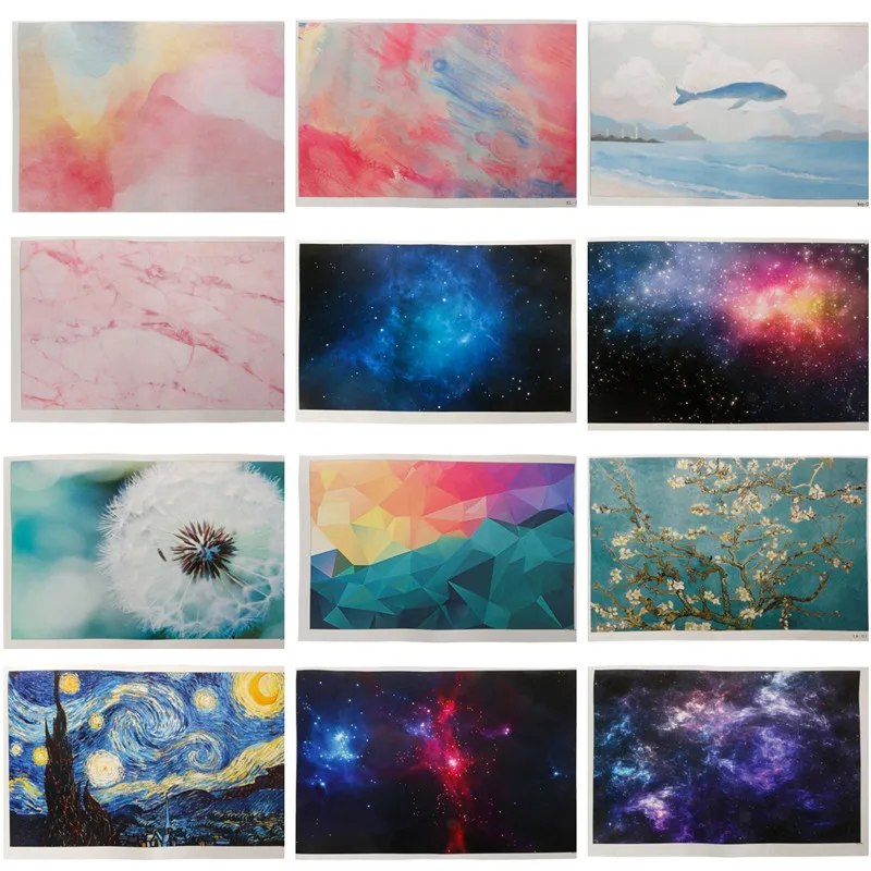 12-17 inch DIY Laptop Sticker Protective Skin For HP Acer Dell ASUS Sony Laptop Notebook Protector Cover Universal Stickers