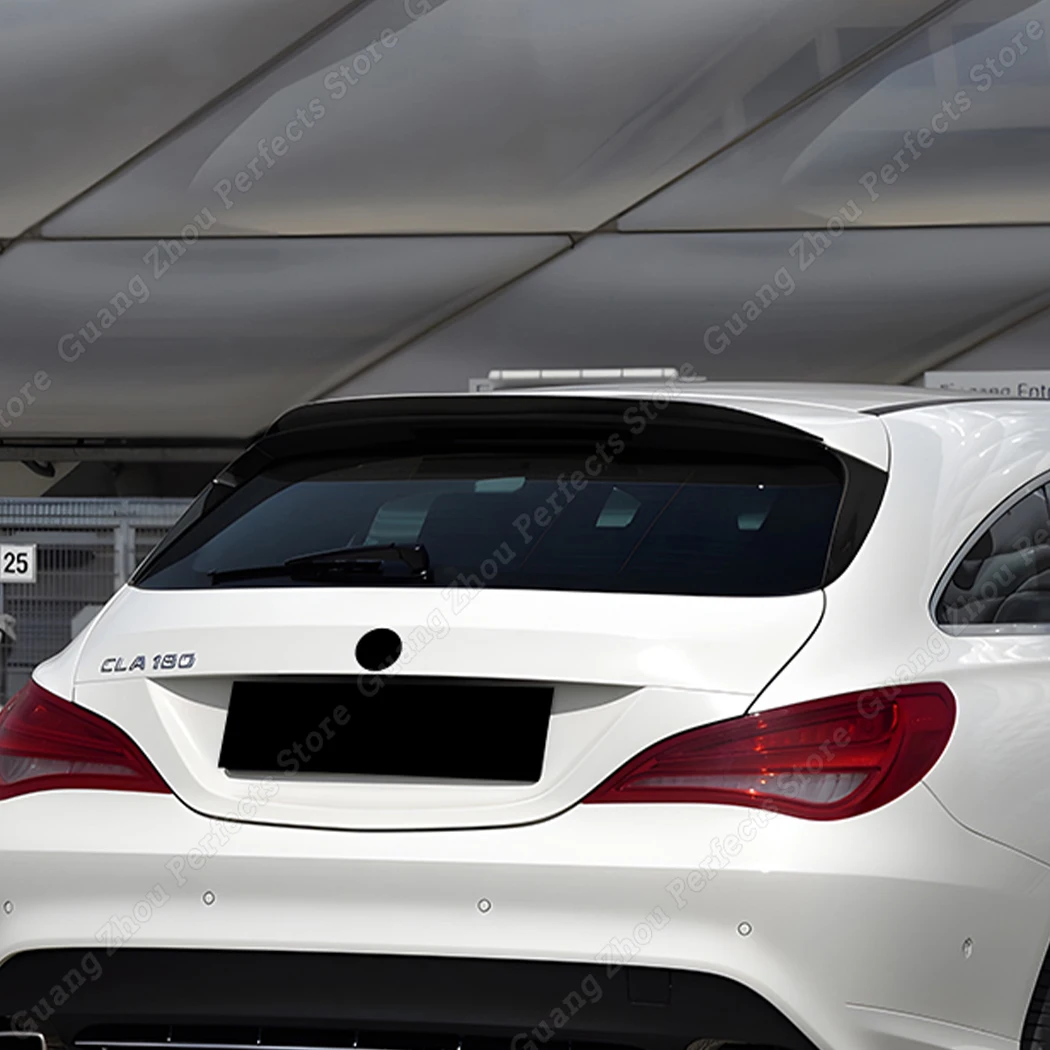 Rear Roof Spoiler Wing Rear Window Trunk Diffuser Tail Wing Decoration for Mercedes Benz CLA-Class Shooting Brake X117 2013-2019