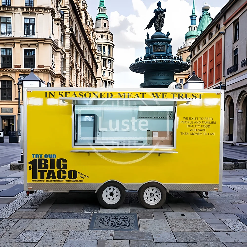 مقطورة الطعام عربة الغذاء المتنقلة قافلة شاحنة همبرغر شكل مصنع الأعمال المتنقلة مخصصة مطعم السيارات