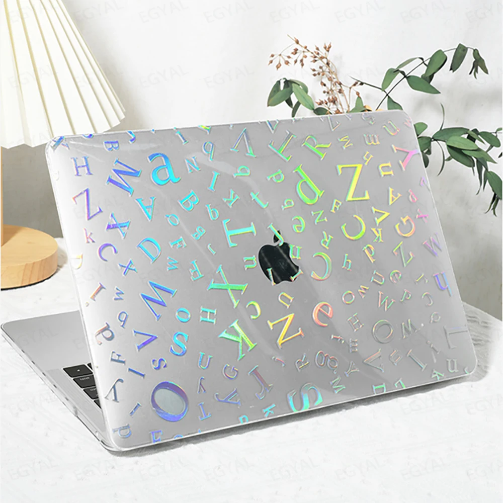Laptop Case for MacBook Pro 14 2024 M4 Max Model A3401 Cover M3 M2 13 16.2 inch Laser color Printing Shell for Air 15 13.6 Case