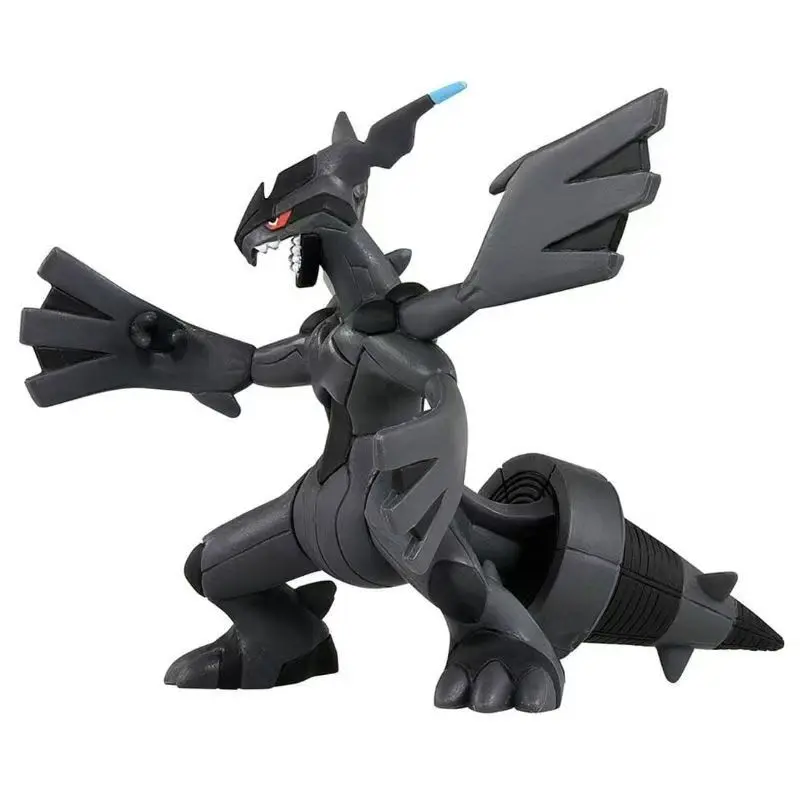 En stock, Takara Tomy Tomica Pokemon Pocket Monster Collection MonColle ML-09 Zekrom, figura de resina de anime, juguete, adorno de escritorio, regalo