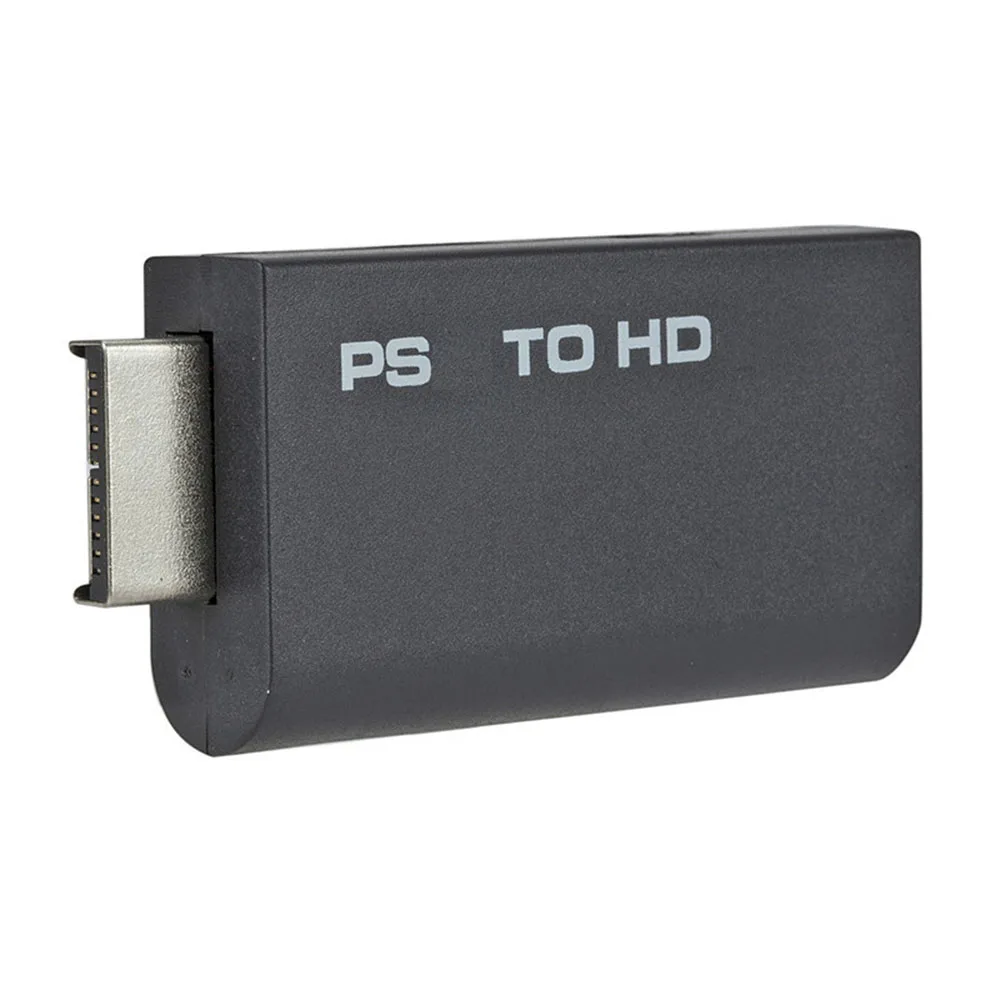 Audio Video Converter For PS2 to HDMI-compatible Converter Adapter With 3.5mm Audio Cable For PS2 Display Modes Not For 1080P