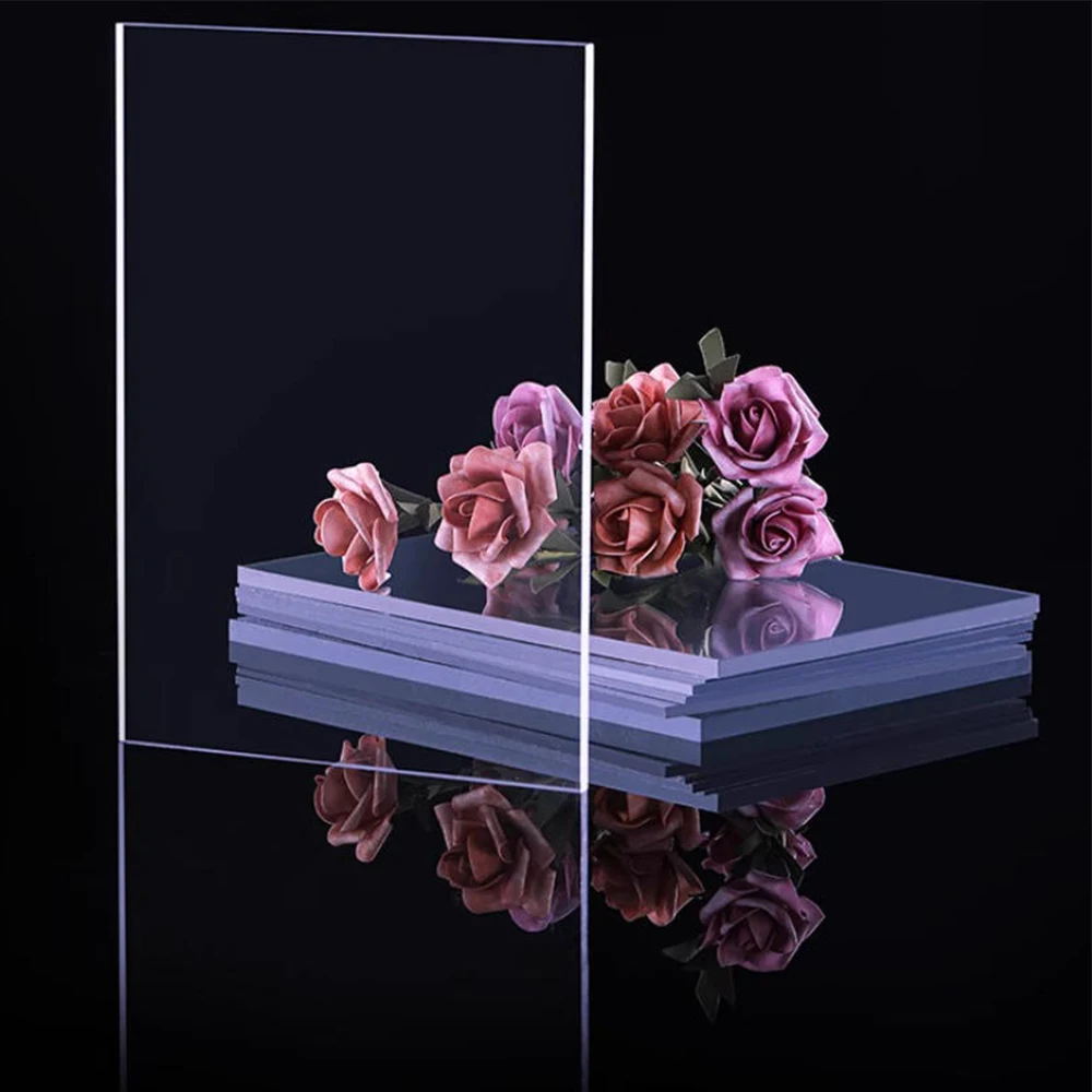 Hojas de PVC transparentes para materiales de modelo de construcción DIY, Material de fabricación de modelos hecho a mano, tablero plano de plástico