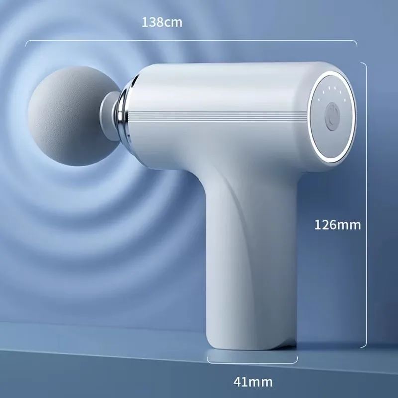 Fascia Gun Professional Muscle Massager Relaxation Device Massage Fitness Vibrator Multifunctional Mini Home Electric Tool