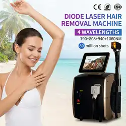 2025 High Power Alexandrite laser Epilator Ice Platinum Diode Laser Permanent Hair Remover Ice Hair Removal Diode Laser