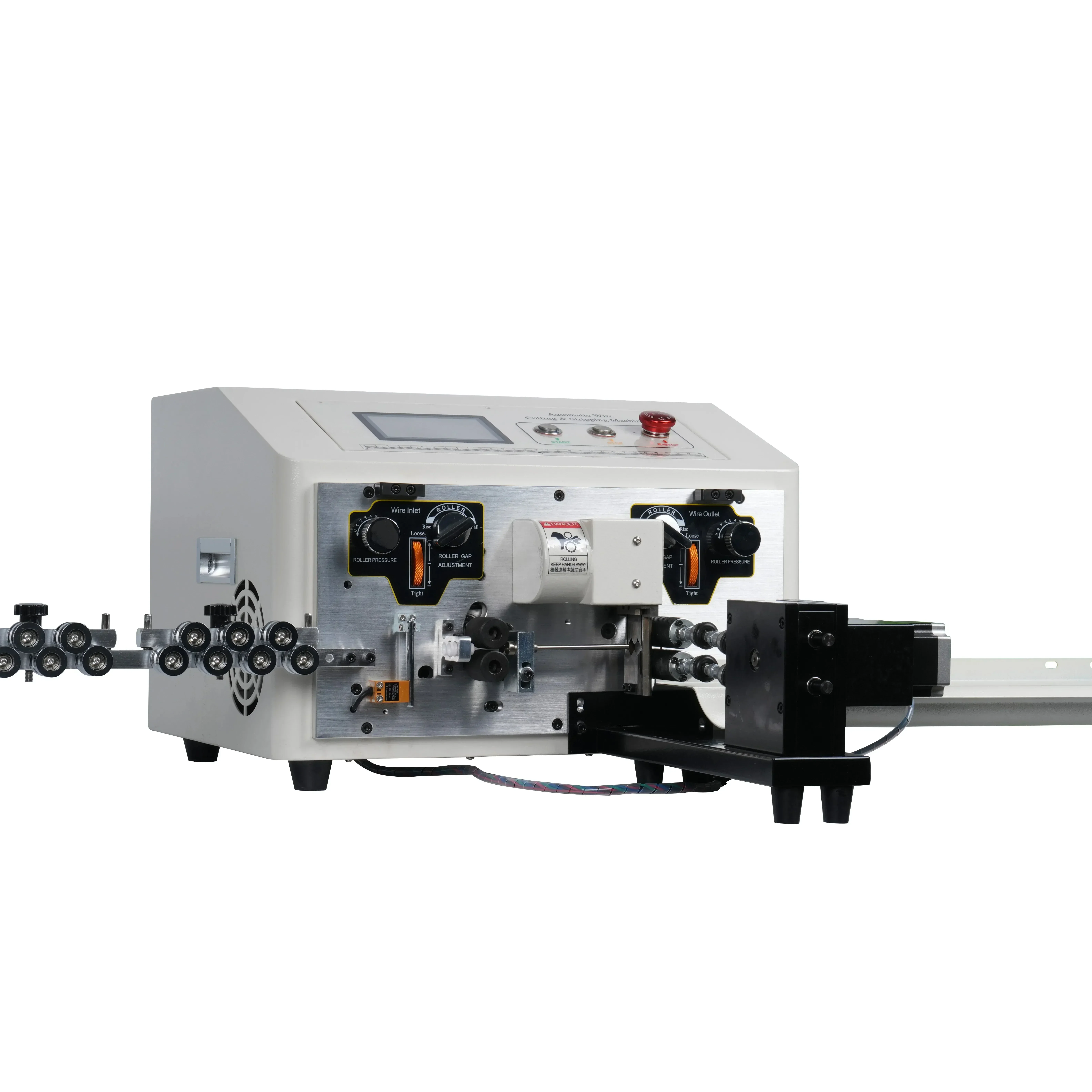 

Nick High performance automatic cable peel stripper termination wire harness cutting stripping machine