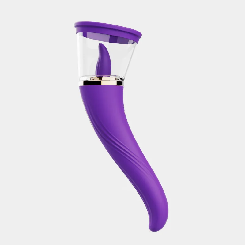 Female chest massager tongue licking breast pumping clitoral stimulation