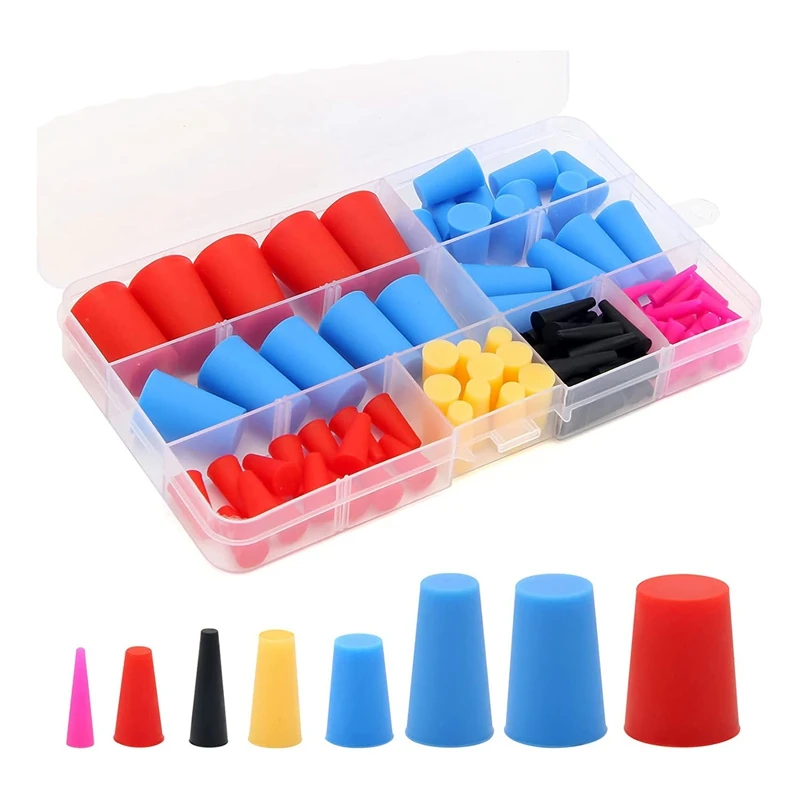 110PCS High-Temperature Resistant Rubber Stoppers Silicone For Hole Plugs, Spraying, Spraying