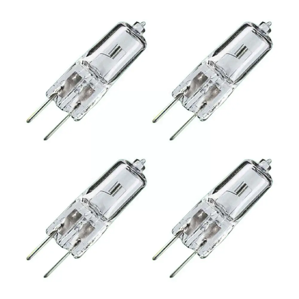 4PCS 50W 12V Halogen G6.35 Dimmable Clear Capsule Light With Bulb Temperature UV Inserted Lamp High Bulb Ondoor St W5Z9