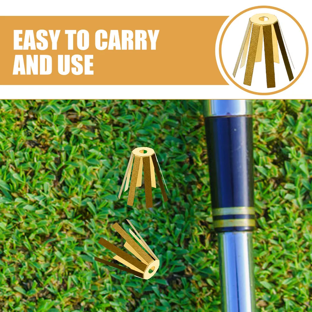 5Pcs Universal Brass Golf Shaft Adapter Shims Octopus 8-Arm Design for Superior Stability Control Compatibility with Most Golf