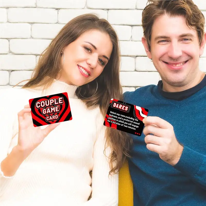 Truth Or Dare For Couples Card Game Relationship-Building Card Game Fun Couples Game For Date Night Romantic Valentines Card