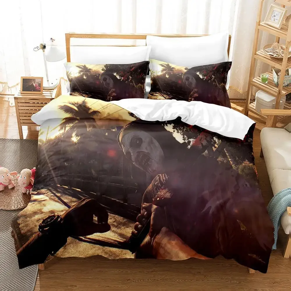 

3d Print Game Dying Light 2-Stay Human Комплект постельного белья Single Twin Full Queen King Size Комплект постельного белья для взрослых и детей Наборы пододеяльников для спальни