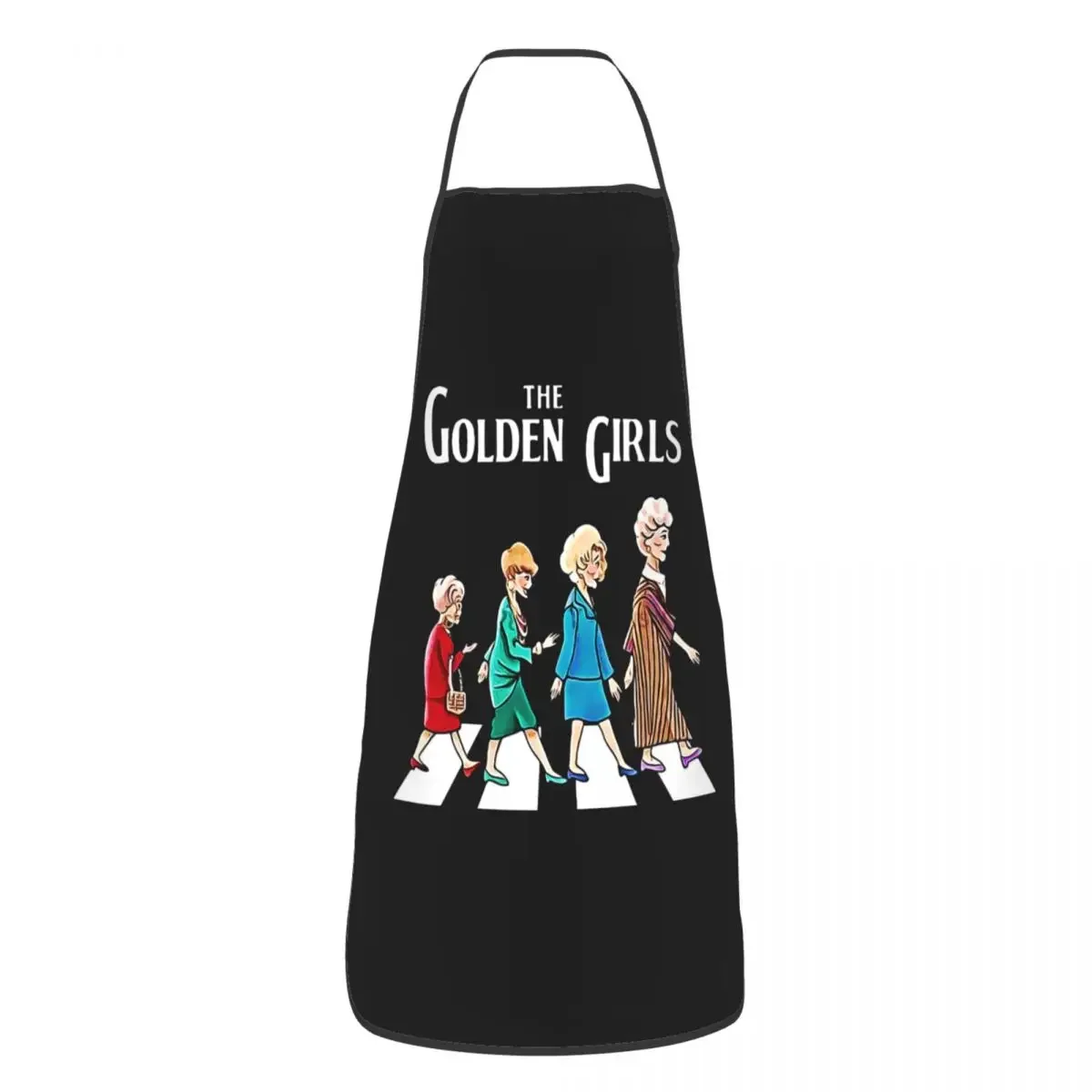 Vintage The Golden Girls Apron Adult Women Men Chef Tablier Cuisine for Kitchen Cooking Rose Dorothy Blanche Fan Art Gardening