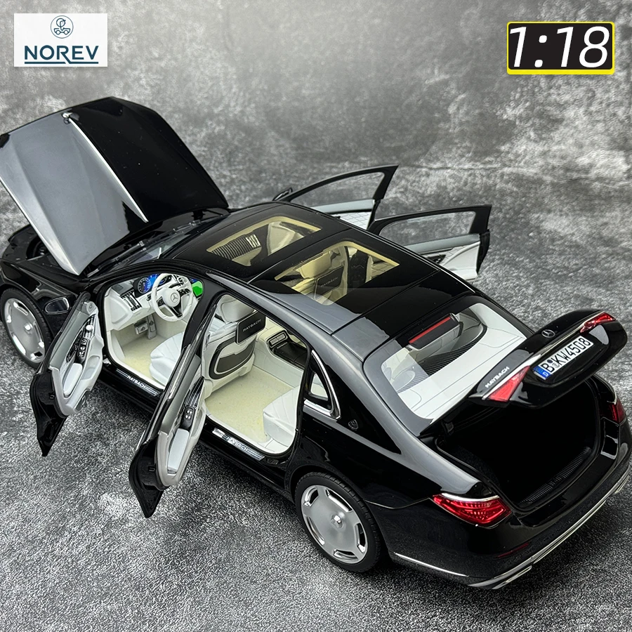 NOREV 1:18 scale New S680 W223 2021 car model metal static decoration holiday gift collection