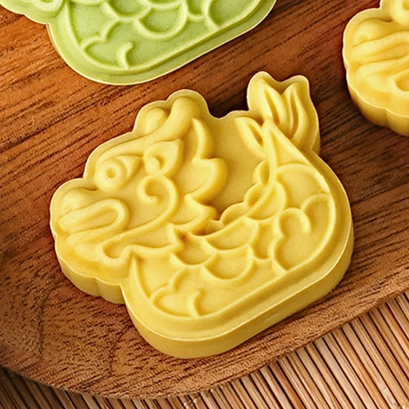 Stampo per mooncakes Stampo per pasticceria pressata a mano Strumento per preparazione dolci per torte con fagioli mung