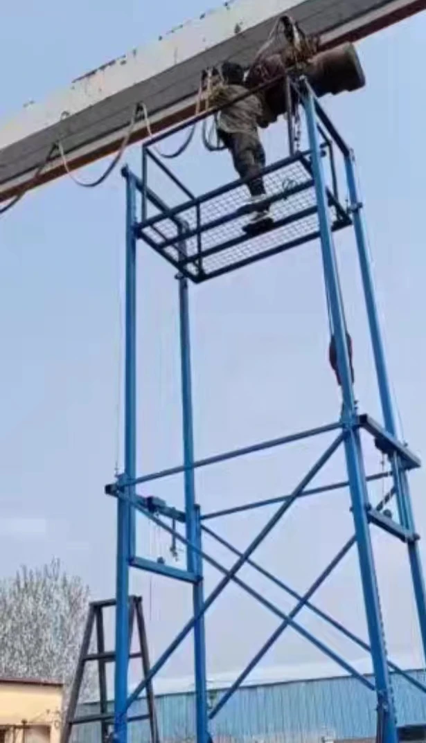 Electric Scaffolding Platform Lift 2-8 Meters 8m Steel Elevator with Wire Rope Sling Efficient Lifter for Scaffolding