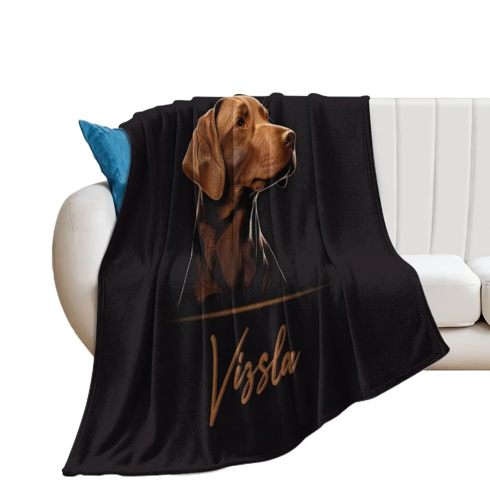 

Vizsla Portrait Throw Blanket Quilt Blankets For Baby Blankets