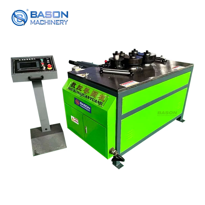HVAC Tube Flange Machine CNC Hydraulic Rolling Machine for Bending Angle Steel Channel Steel square Tubes and Round Tubes.