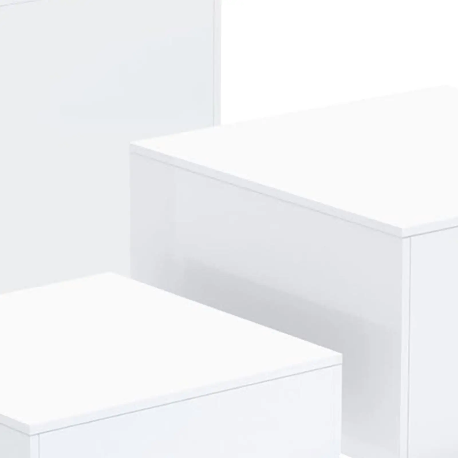 Juego de 3 Soportes para Buffet con Base Hueca, para Mesa de Buffet, Exhibiciones de Joyería y Arte, Brunch, Manualidades, Figuras Pequeñas