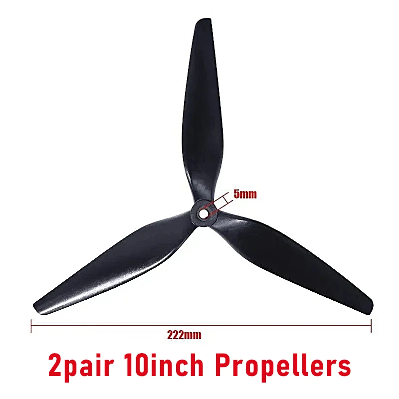 Mark4 V2 10inch FPV Frame Combo Set F405 V3S FC 60A 4-in-1 ESC 3115 900KV Motor Propeller ELRS for RC FPV Freestyle Racing Drone - Image 3