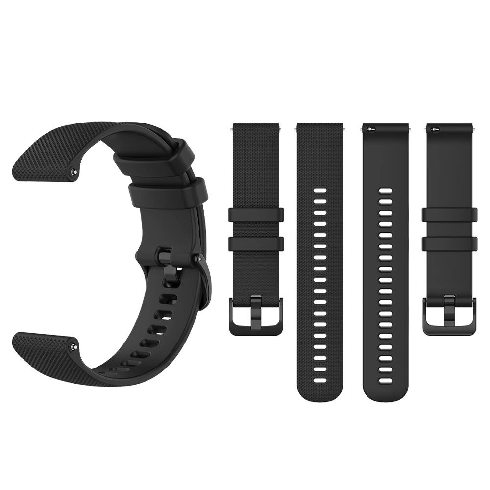 For Samsung Galaxy Watch 4 6 Classic 47mm/46mm 5 Pro 45mm No Gaps Bracelet 20mm Silicone Strap Galaxy Watch 6 5 4 40mm/44mm Belt