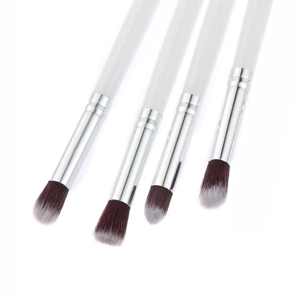 4Pcs Eye Makeup Brush Set Fine Workmanship Soft Bristle Blending Pencil Detail Brush for All Skin Types Tools Kit Daily