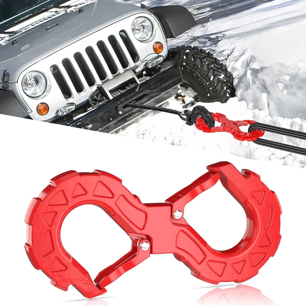 

Универсальные буксирные стержни, портативная внедорожная скоба для быстрого спасения, S-образный крюк для прицепа, сцепный крюк, твердый буксировочный крюк для автомобильного внедорожника, прицепа