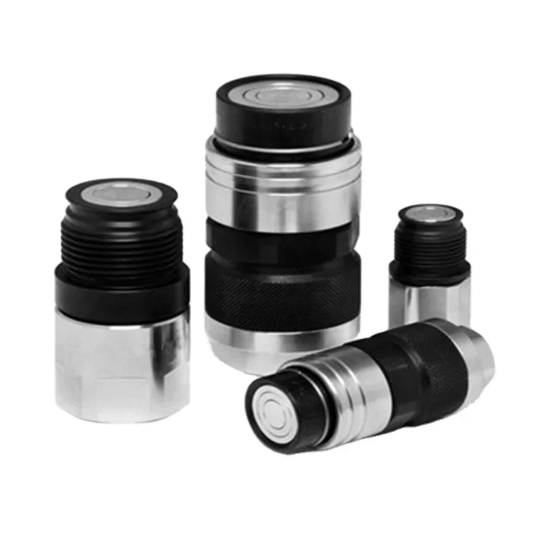 VEP high-end series hydraulic couplers Flat Face Type Thread Locked Hydraulic Quick Coupler Coupling