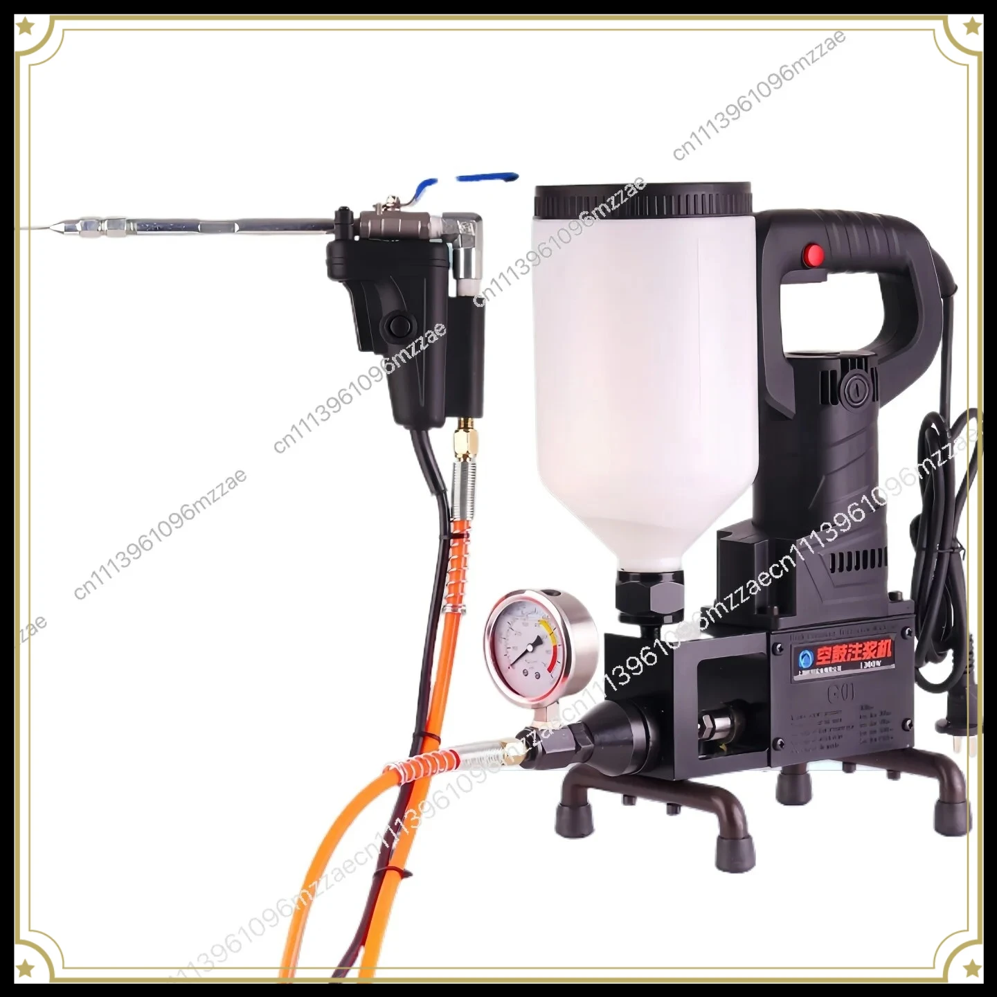 Floor Warping Tile Hollow Drum Grouting Machine Marble Stone Floor Wall Empty Sound Grouting Machine Empty Drum Glue Pump