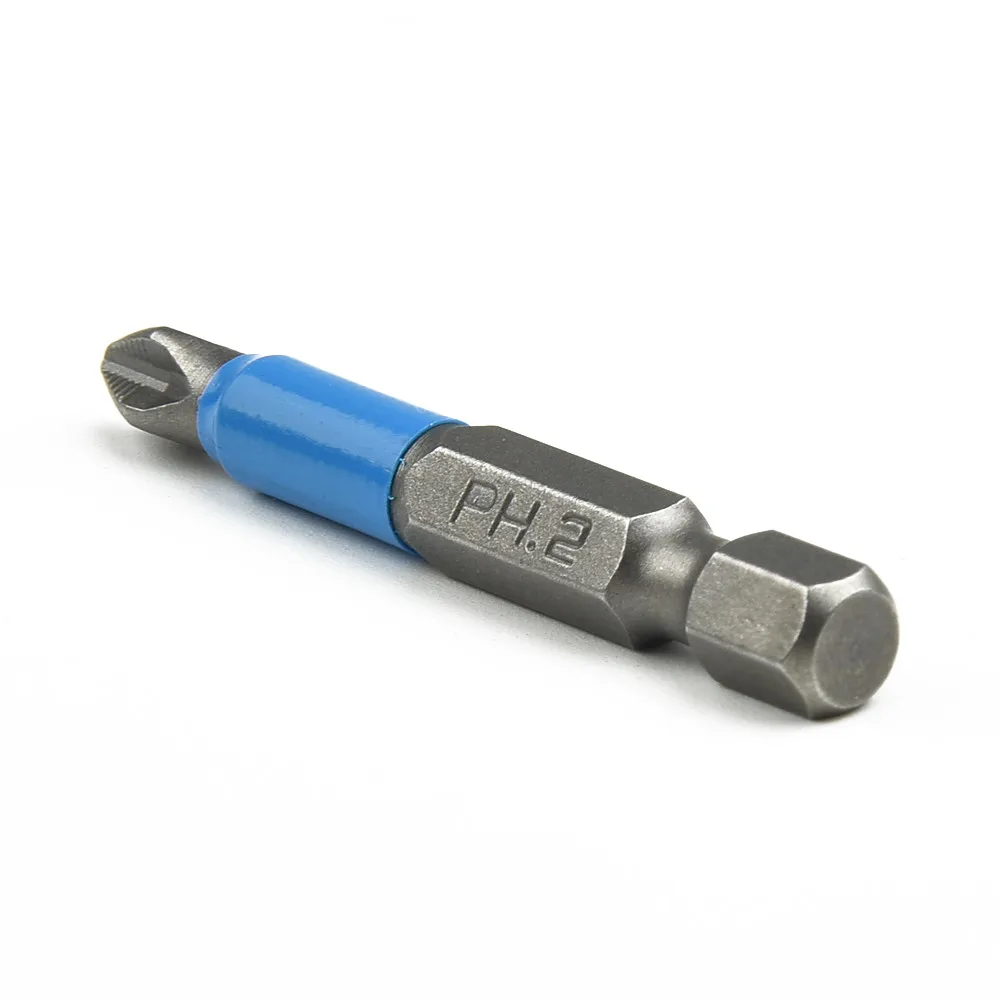 Blue Screwdriver Bit Drilling Electric High hardness Magnetic Multi functional Steel Screw installation Tightening Wind batch