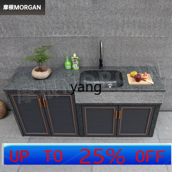 

LTT Outdoor Wash Table Natural Granite Console Sink Vegetable Wash Pool