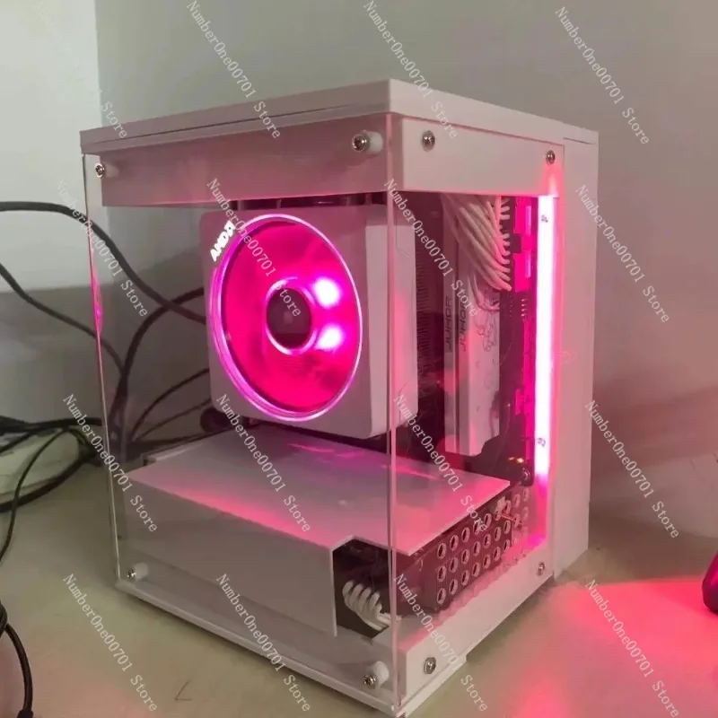 Aluminum Alloy ITX Mini Computer Case, Compact Small Form Factor PC Case