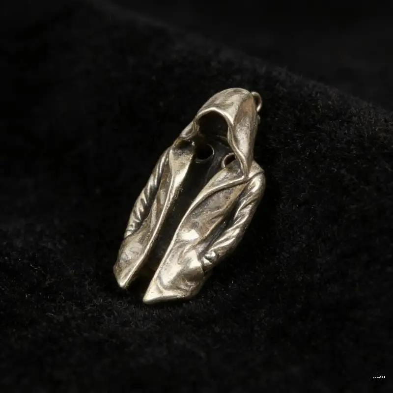 New Retro Alloy Hooded Figure Paracord Bead Solid Durable For DIY Bracelet Keychain Jewelry Making