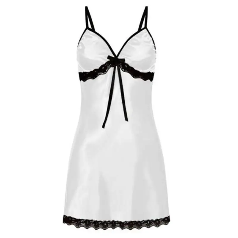 Sexy Nightgown For Women Sexy Nightie Sleepwear Plus Size Lace Floral Female Lingerie Suspenders Nightdress Robe Babydoll Summer