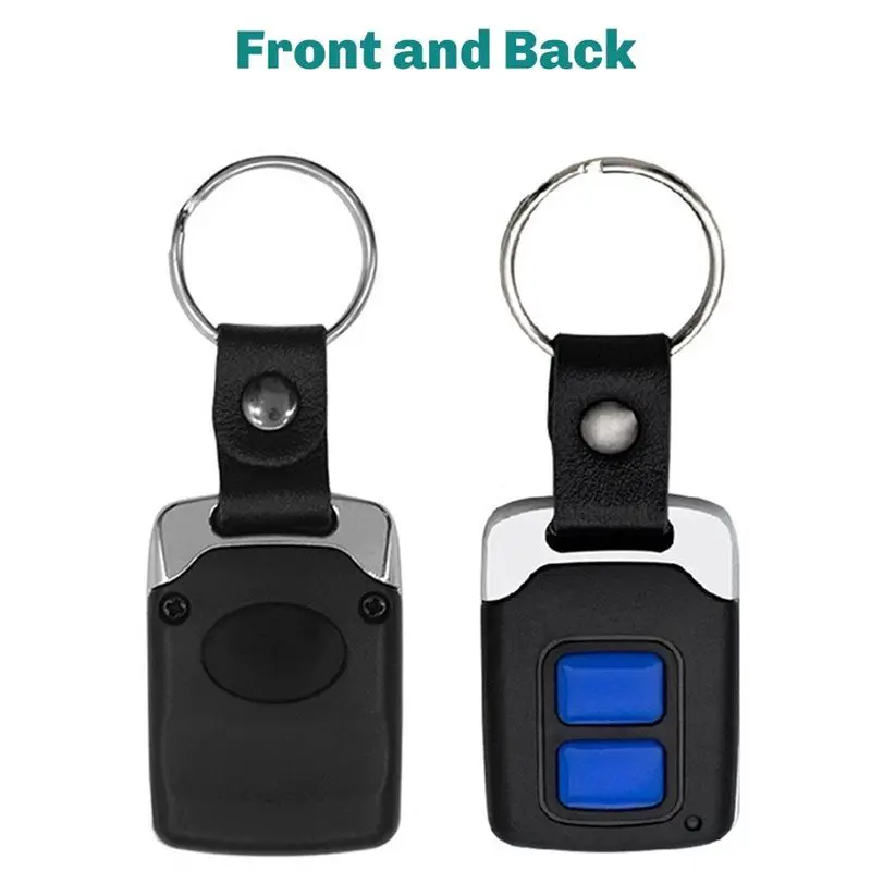 【CRAFTSMANSHIP 】جهاز تحكم عن بعد لباب المرآب اللاسلكي 2 قطعة 433 ميجا هرتز 2 مفاتيح وحدة تحكم بوابة دوارة وظيفة نسخ استنساخ متضمنة