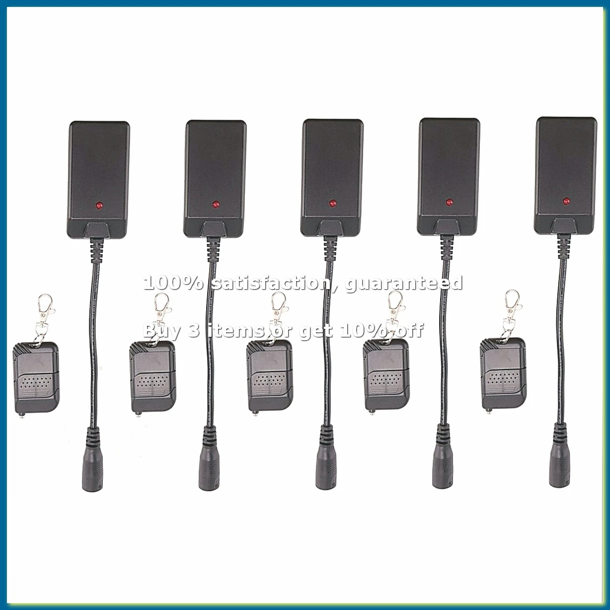 5 Pcs 3 Pins XLR Wireless Remote Control Receiver for Smoke Fog Machine DJ Stage Controller Receptor Fogging 400W 900-A25R