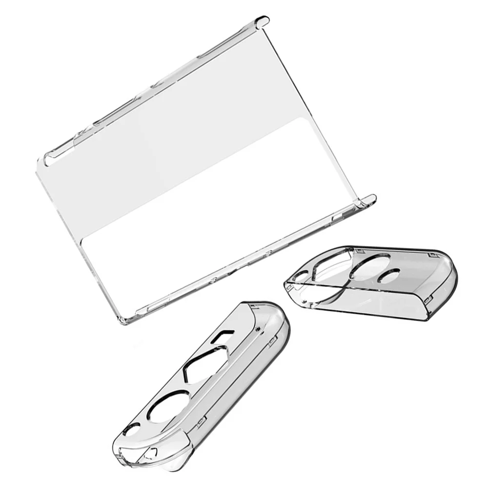 1 set Custodia protettiva per PC trasparente per Switch Console di gioco Oled Shell Protezione per console di gioco Robusta copertura rigida Accessori da gioco