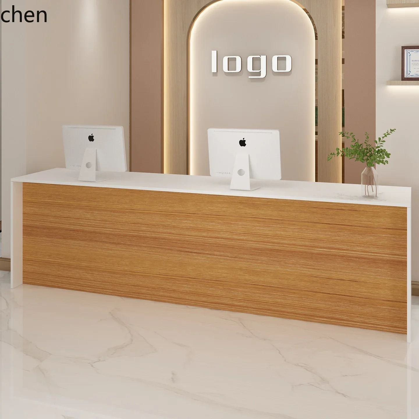 Cashier Counter Simple Modern Clothing Store Beauty Convenience Store Small Bar Counter Commercial