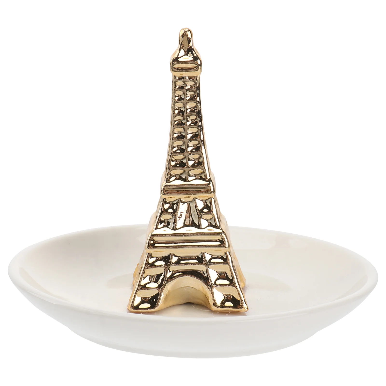 

1Pcs High-End Ceramic Jewelry Storage Tray Necklace Earring Holder Desktop Display Practical Container