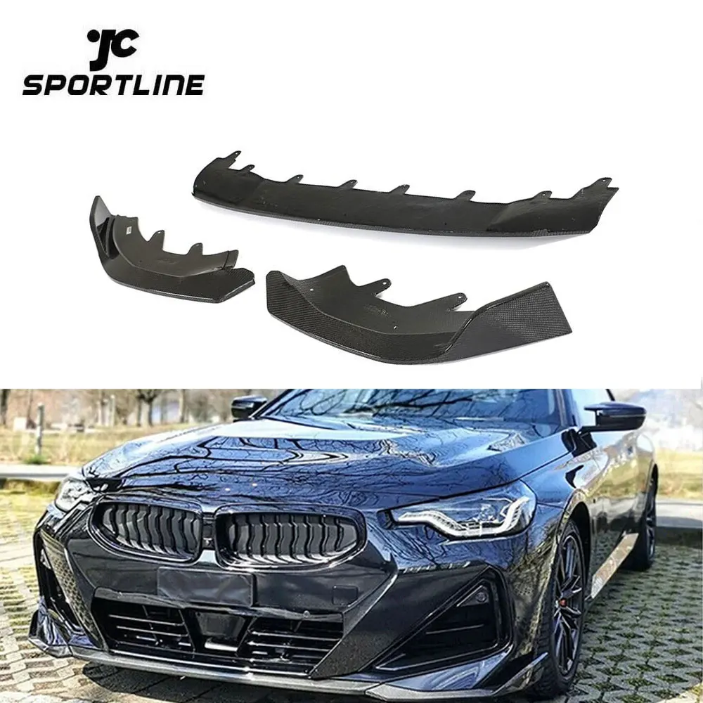 G42 Carbon Fiber Front Lip Spoiler For BMW 2Series G42 M Sport MP Style