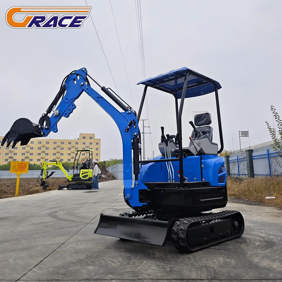 

NEW 1.2 Ton Crawler Customized Mini Excavator Hydraulic Small Earth Moving Machinery Sale 1.2 Ton Mini Excavator