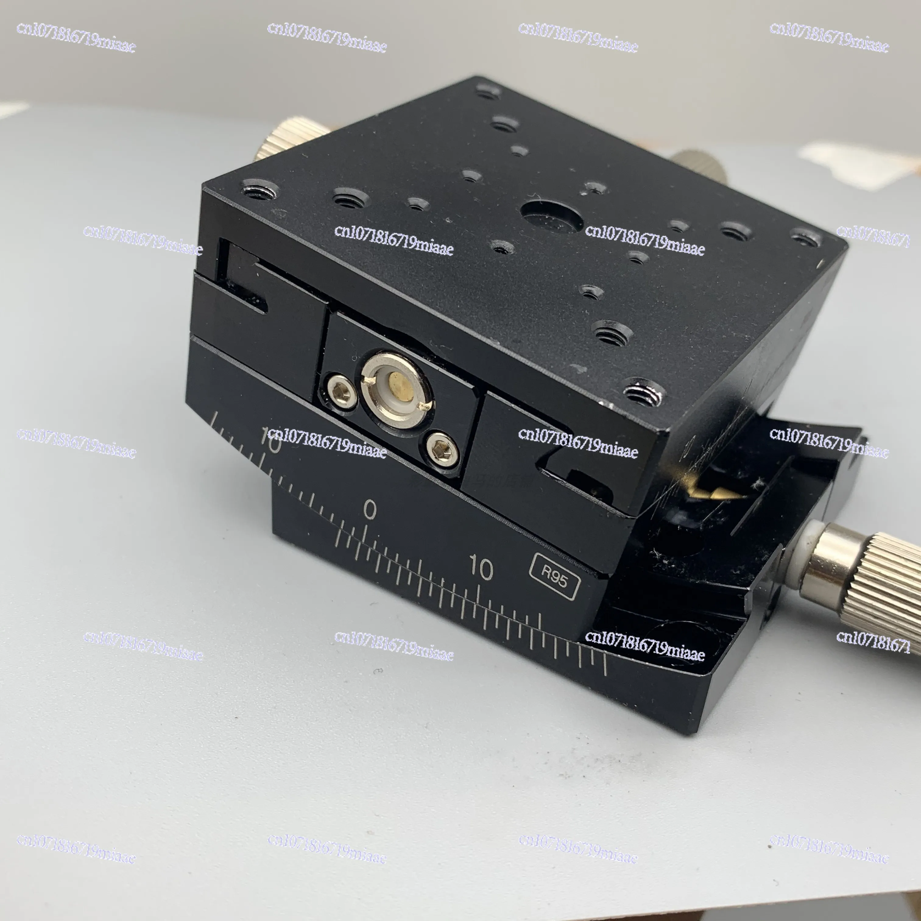 Manual Angle Measuring Platform, Radian Swing Table, Optical Fine-tuning Platform, Table Surface 60mm
