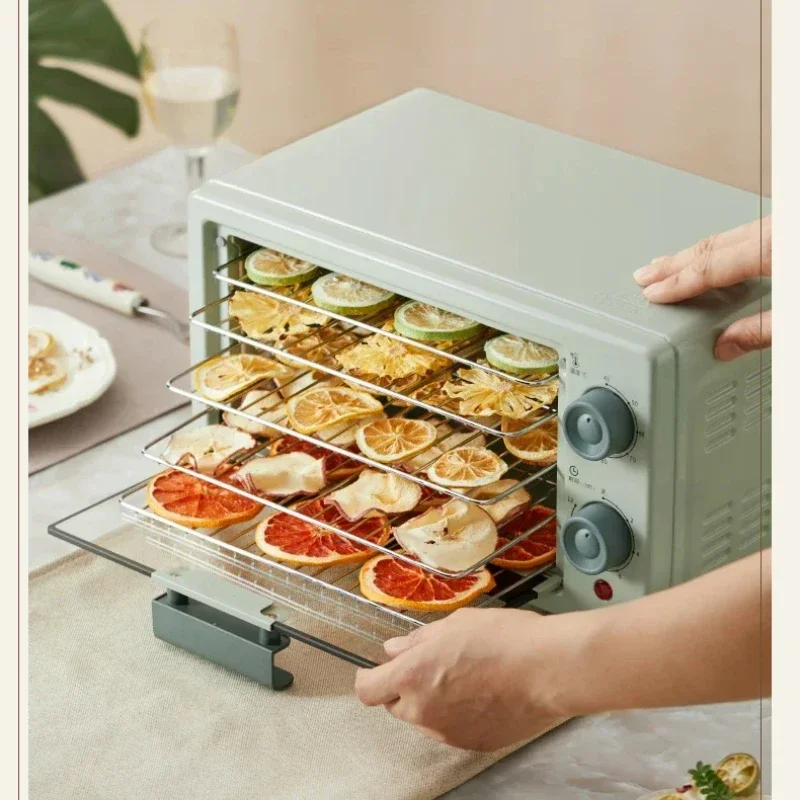 Odwadniacz żywności, kompaktowa suszarka do domowych przysmaków dla zwierząt domowych, suszonych, owoców i warzyw, urządzenie szybkiego suszenia, regulowane tace