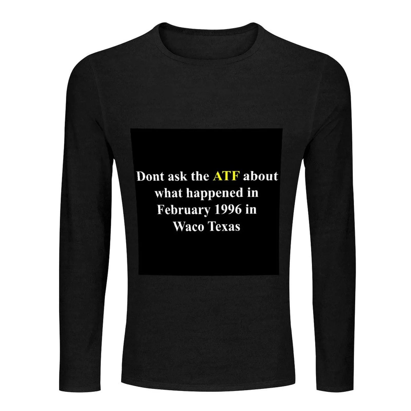 Dont ask the ATF Long T-Shirt Oversized t-shirt plain black t shirts men