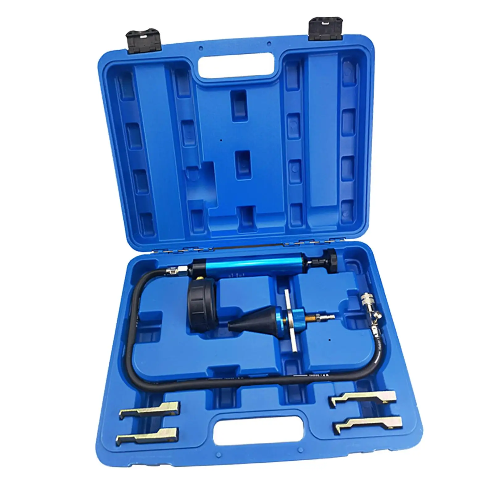 Generic Pressure Leak Tester Tool Kit, Radiator Pump Pressure Tester Kit Leakage Test Coolant Pressure Tester for Vehicle