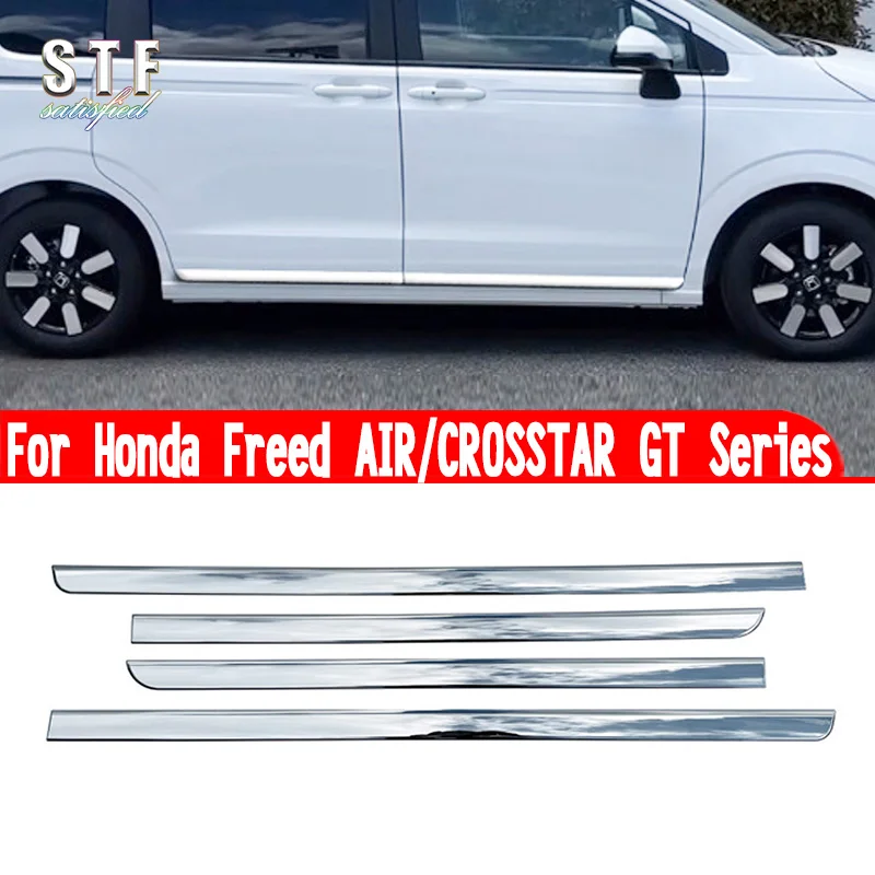 For Honda Freed AIR/CROSSTAR GT Series 2024 2025 Accessories Side Door Body Strip Trim Molding Decoration