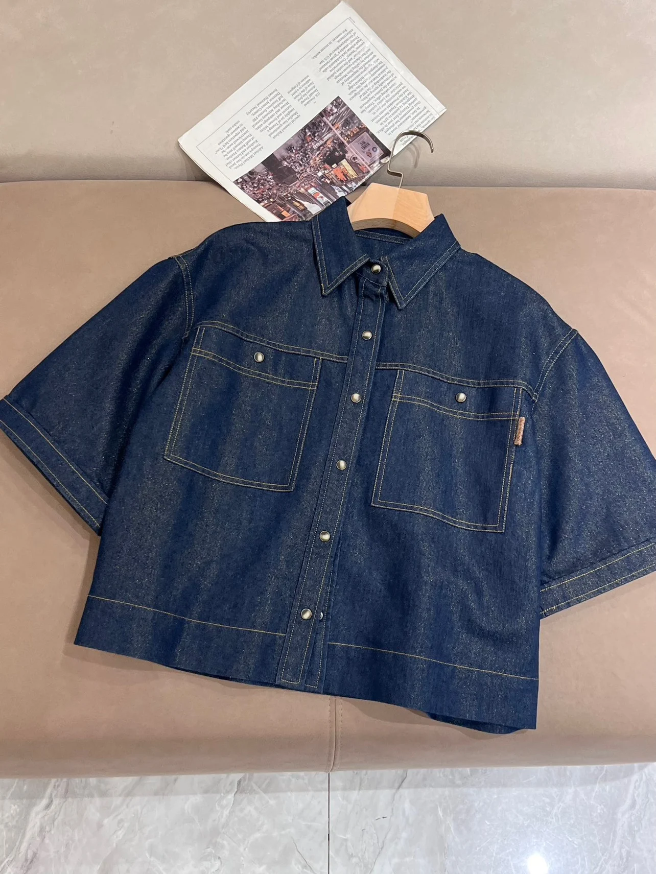 Spring casual denim set of clothes